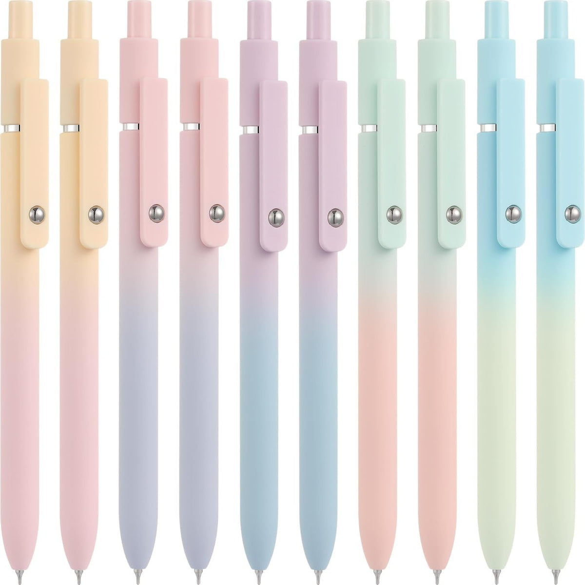 Vanhench 10Pcs Black Ink Gel Pens