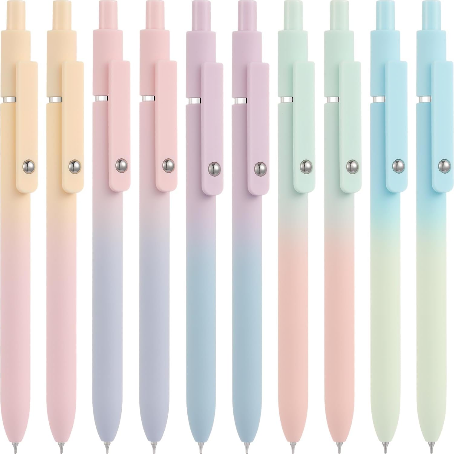 Vanhench 10Pcs Black Ink Gel Pens