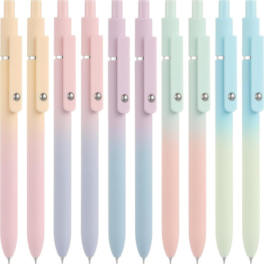 Vanhench 10Pcs Black Ink Gel Pens