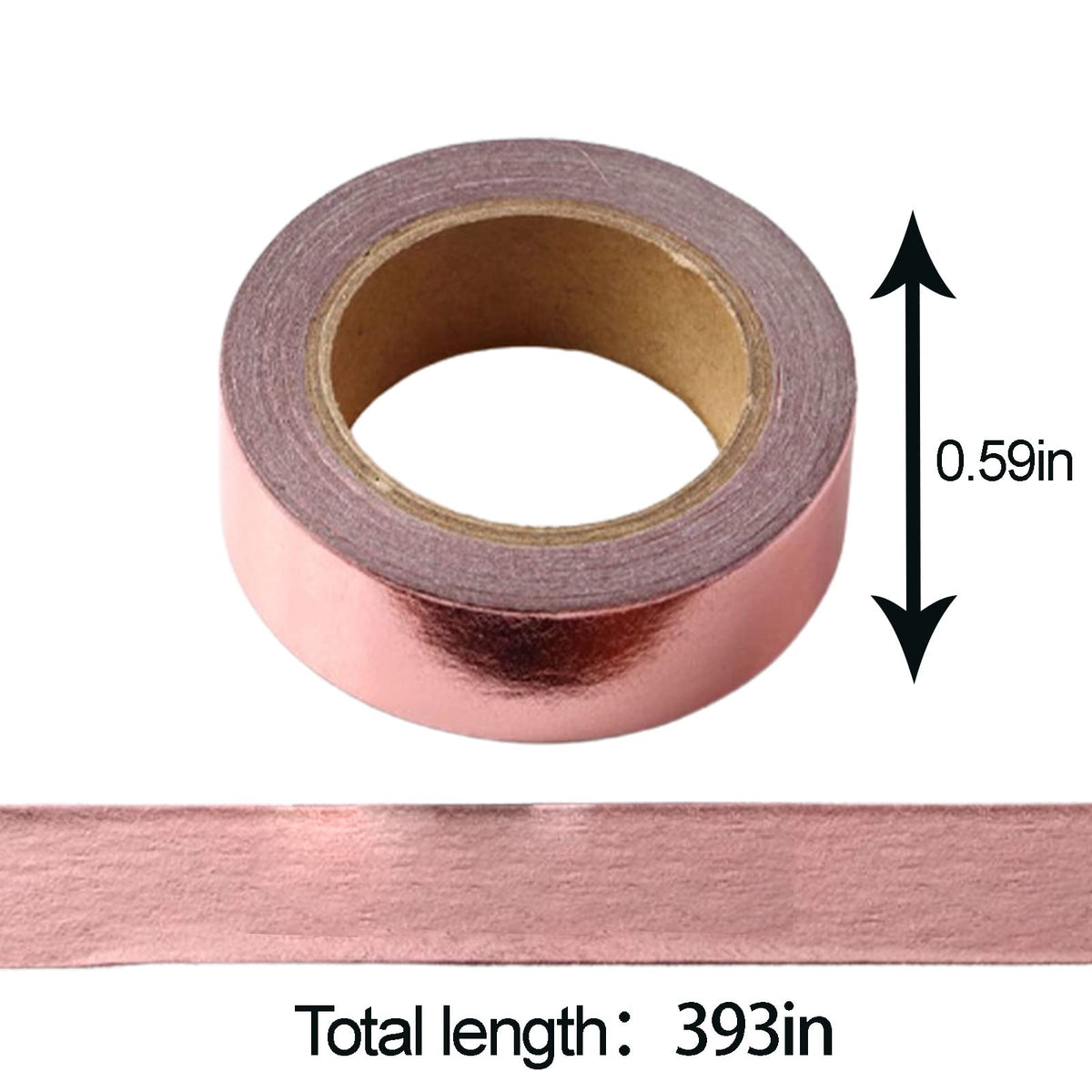 Solid Foil Washi Tape, Decorative Self Adhesive Masking washi Tape,Graphic Art Tape,Washi DIY