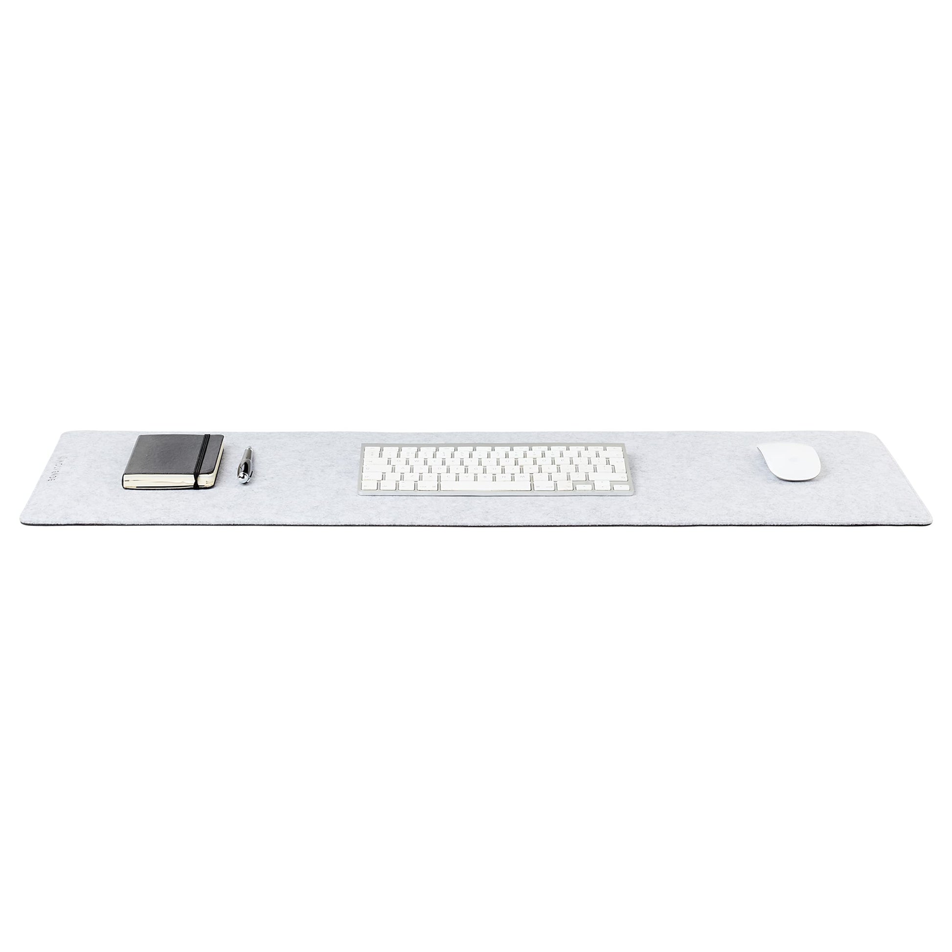 Wolvende Premium Felt Desk Mat | Medium 12" x 36" | Multifunctional Desk Pad for Home Office |