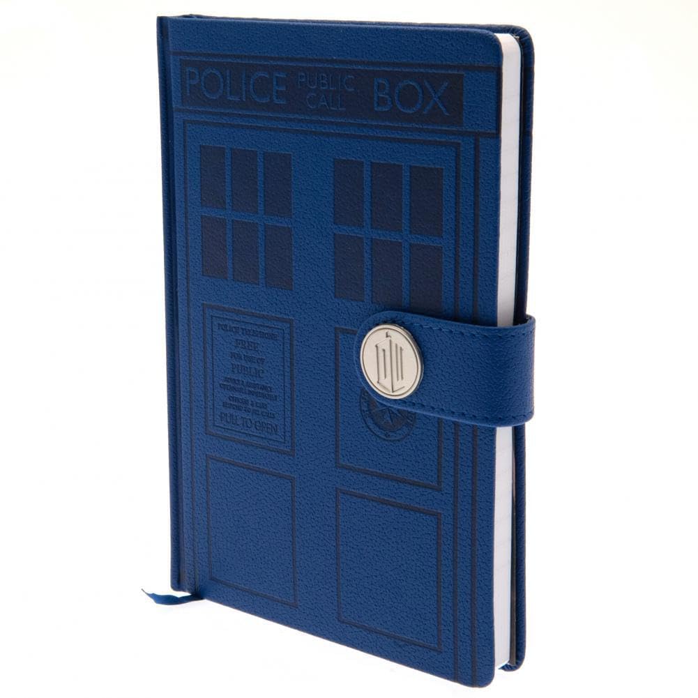 Doctor Who Notebook (Dr Who Tardis Design) A5 Writing Book, Dr Who Journal - Official Merchandise
