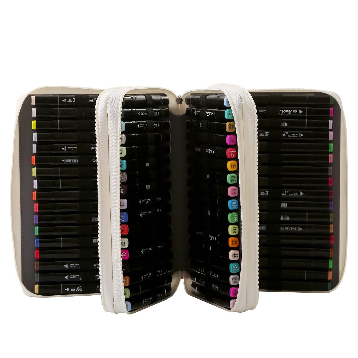 Lbxgap 102 Slots Marker Pen Organizer Case w/Handle