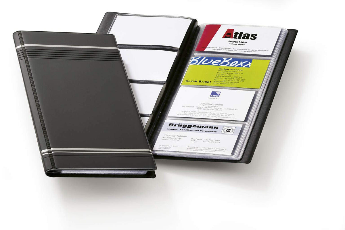 Durable Visifix 400 A4 Business Card Album Anthracite - Grey 96 Card