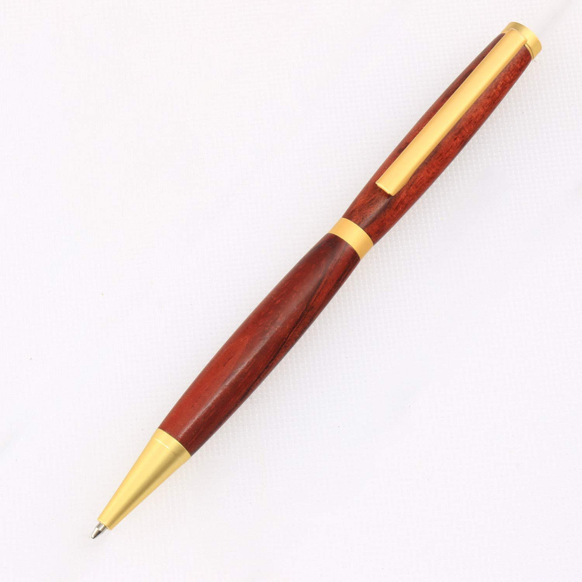 Legacy Woodturning Slimline Pen Kit - 10 Pack Variety, Gold, Black Chrome, Chrome with Black Stripe