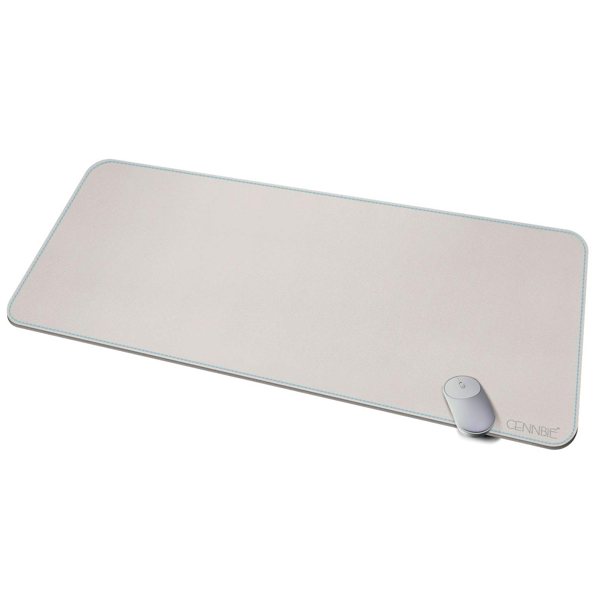 CENNBIE 47.2" x 19.6" Leather Desk mat, Desk mats on top of desks,Perfect Desk Mate for Office and