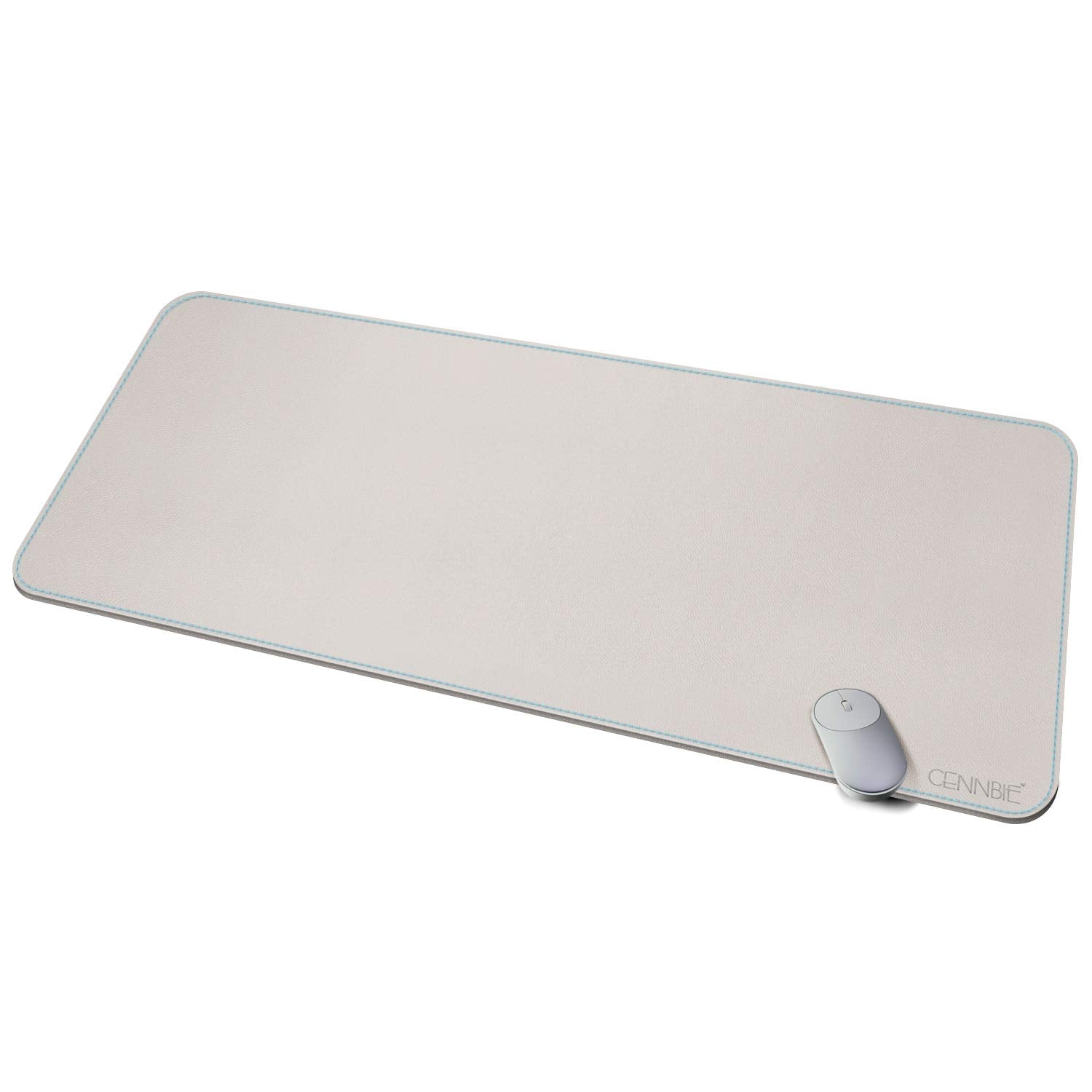 CENNBIE 47.2" x 19.6" Leather Desk mat, Desk mats on top of desks,Perfect Desk Mate for Office and