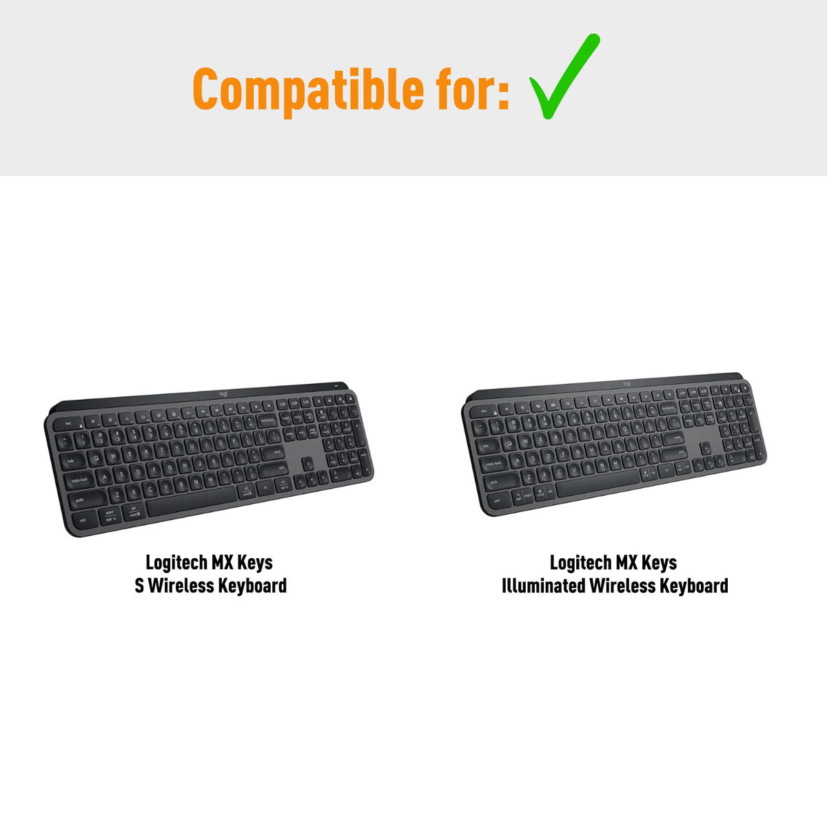 LTGEM Case for Logitech MX Keys S/MX Keys Wireless Keyboard