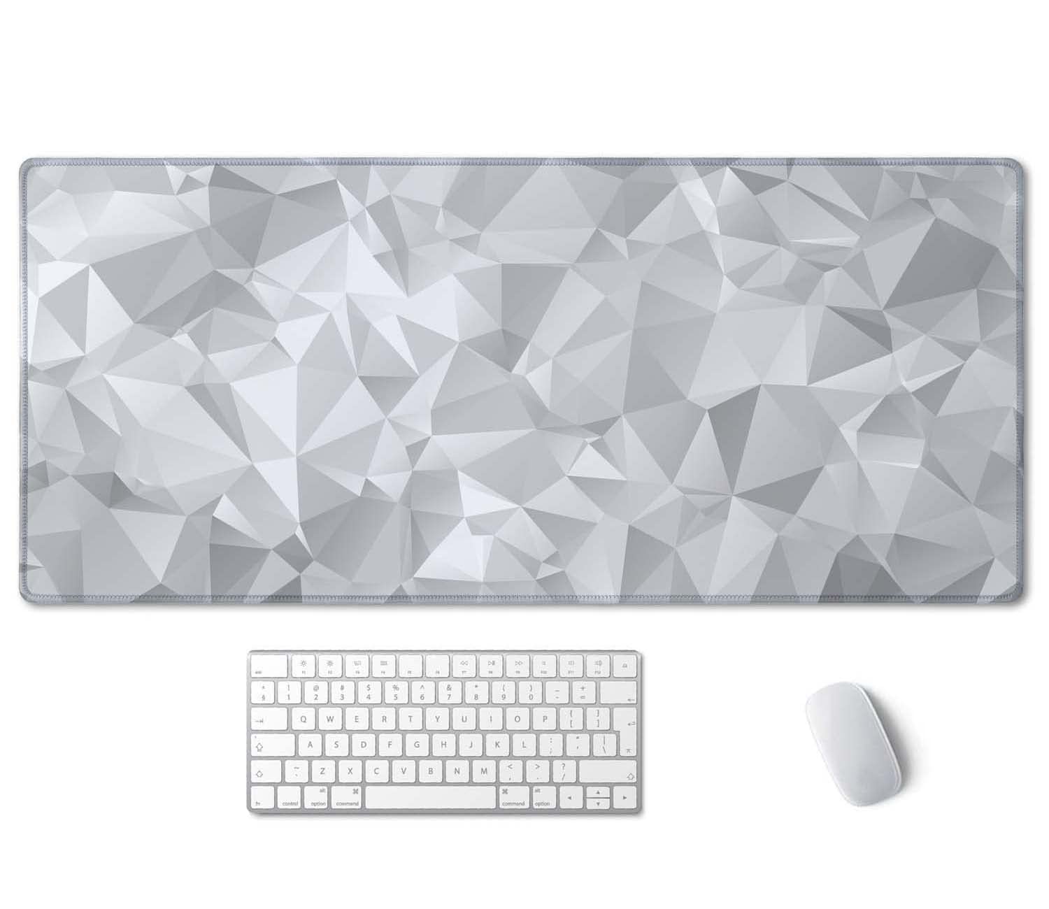 SSOIU Large Mouse Pad, Full Desk XXL Extended Gaming Mouse Pad 35.5" X 15.7", Waterproof Desk Mat