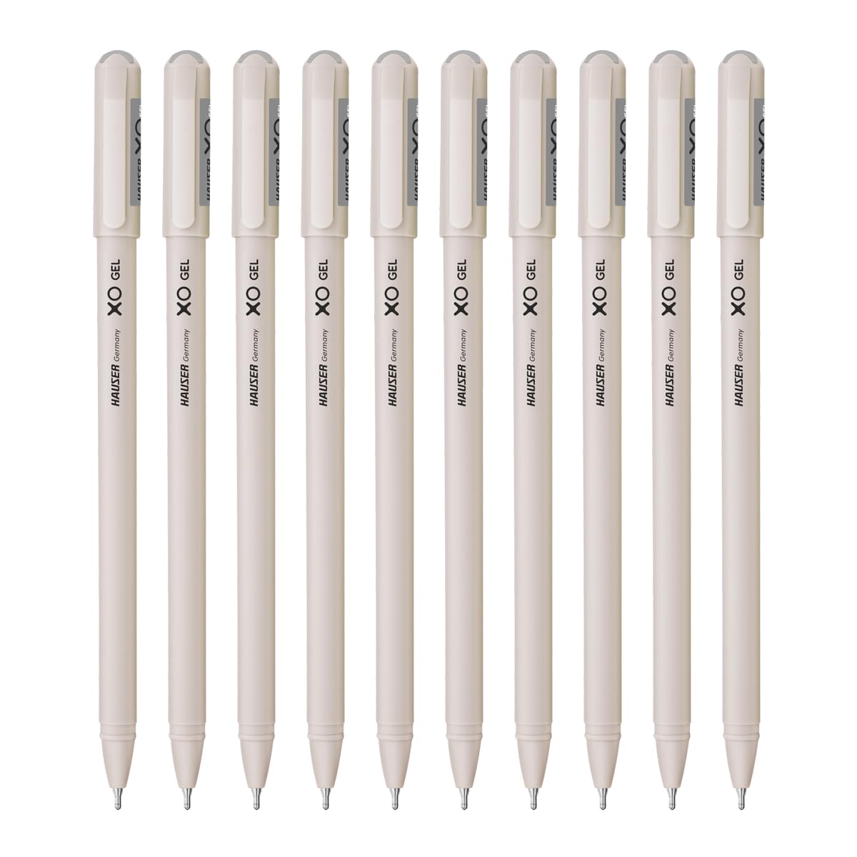 Hauser XO Gel Pen Wallet Pack | Sleek Body & Minimalistic Design With Matt Finish | Solid Body