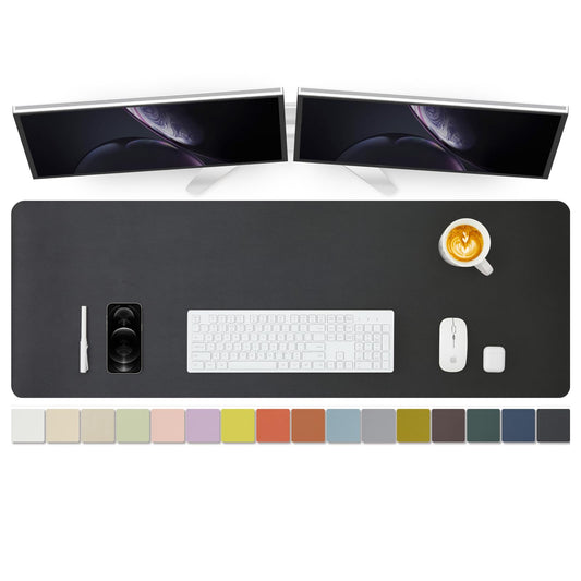 Large Desk Mat - 47.2"x 17" Non-Slip PU Desk Pad for Office and Home - Ideal for Large Mouse Pad