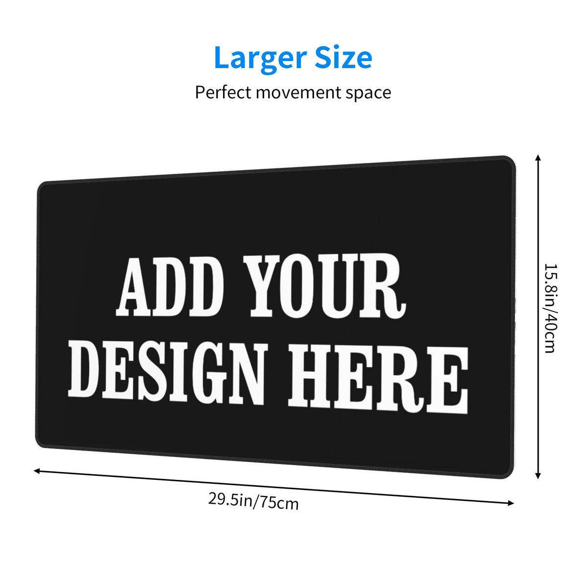 OHORTEB Custom Mouse Pad with Photo, Personalized Image Text Laptop Desk Mat, Customized Non-Slip