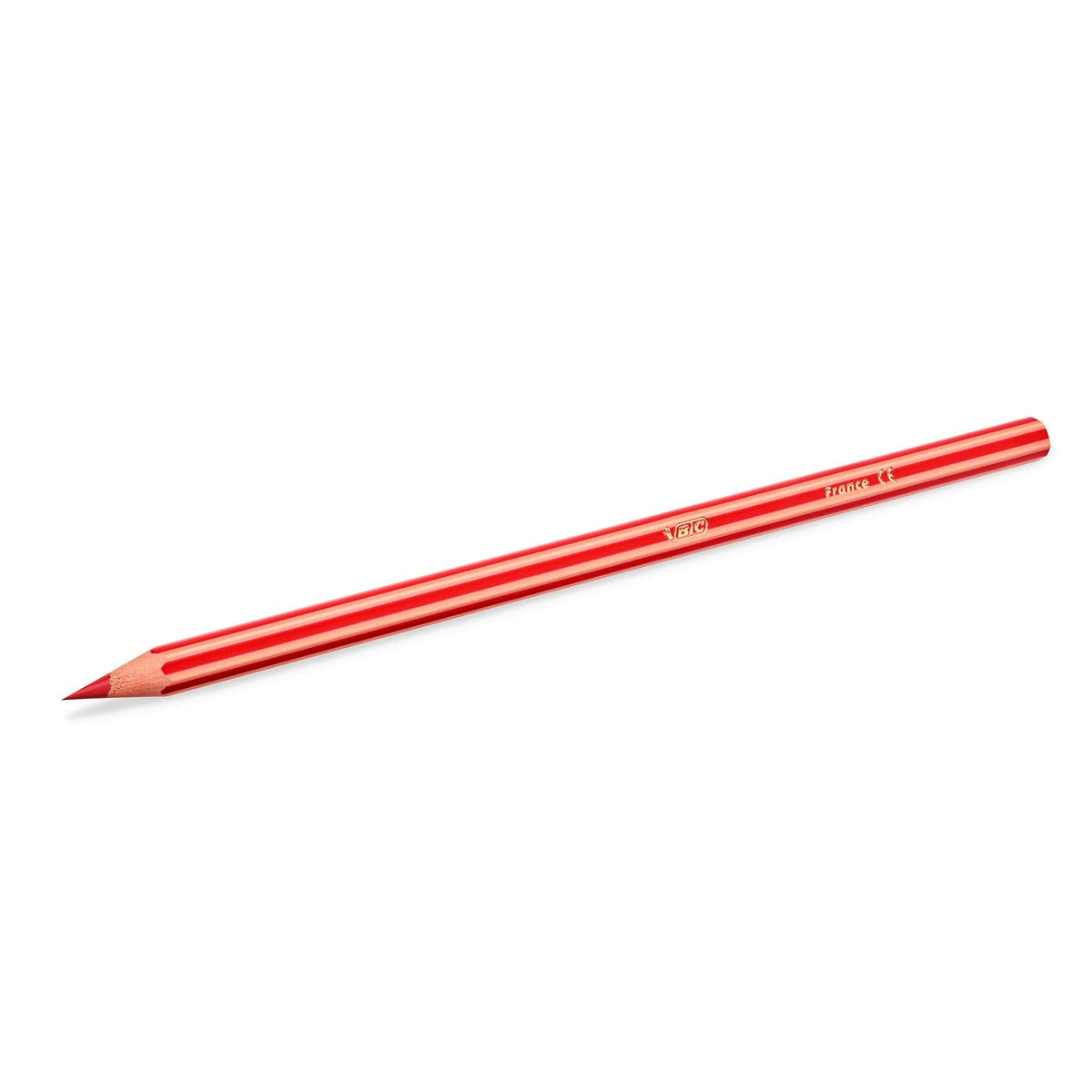 BIC Kids Evolution Stripes Colouring Pencils - Assorted Colours, Pack of 12