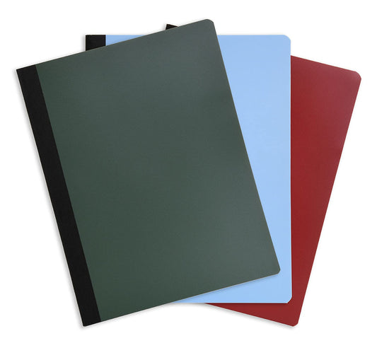 Mintra Office Poly Composition Book (3 Pack, Poly Comp - Ice, Chili, Olive)