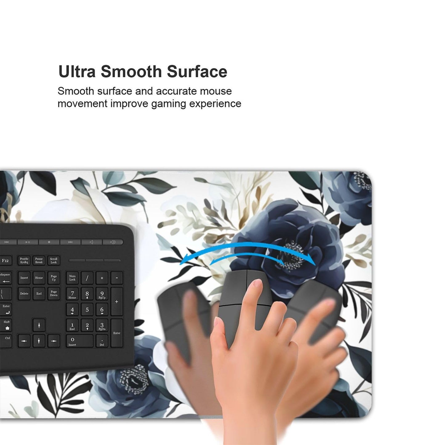 35.4 x 15.7 in, XXL Large Mouse Pad for Desk, Extended Keyboard Mouse Mat for Computer Office, Big