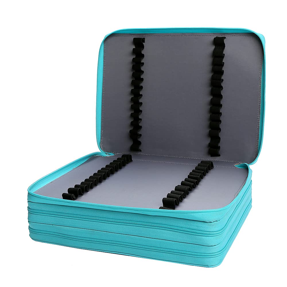 Lbxgap Marker Pen Organizer Case 168 Slots w/Handle & Shoulder Strap