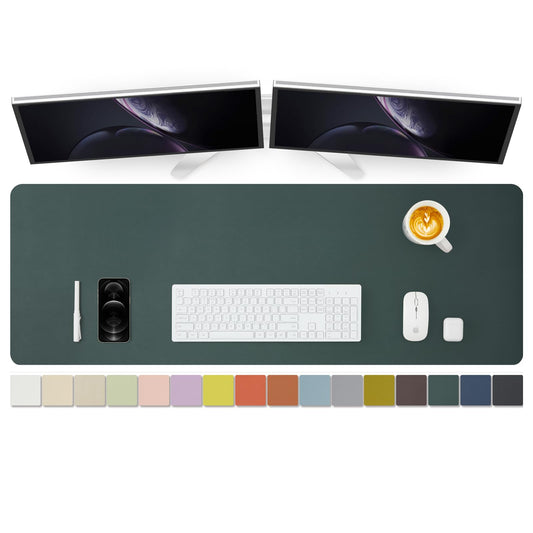Large Desk Mat - 47.2"x 17" Non-Slip PU Desk Pad for Office and Home - Ideal for Large Mouse Pad