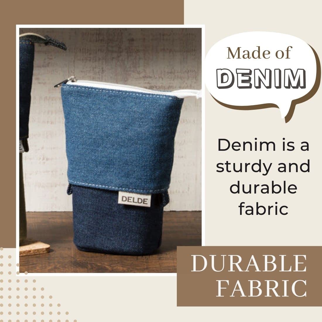 SUN-STAR Stationery Pen Case DELDE Denim Blue S1415891