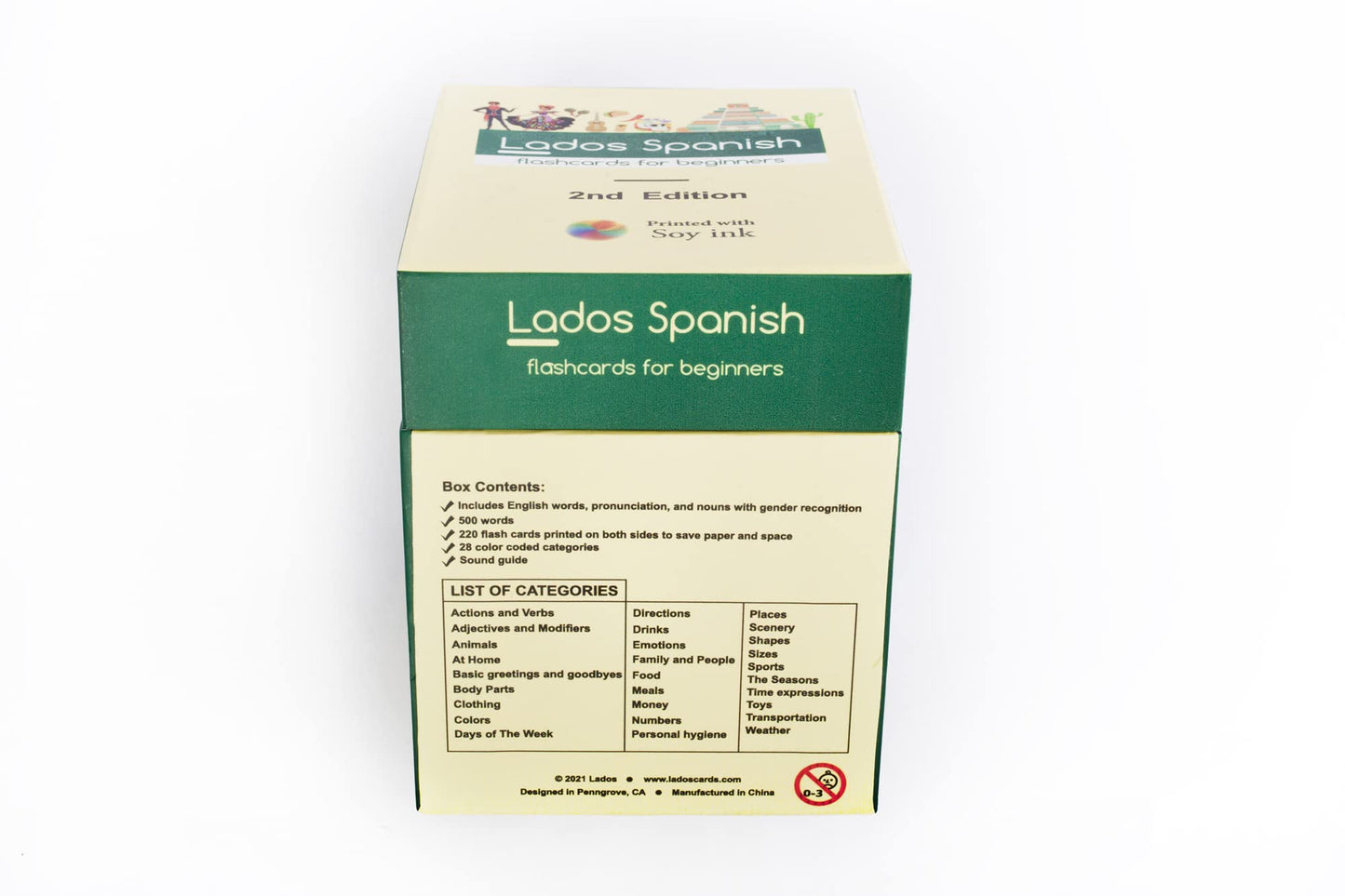 Spanish Flashcards for Beginners, Adults and Kids, 500 Most Used Spanish Words