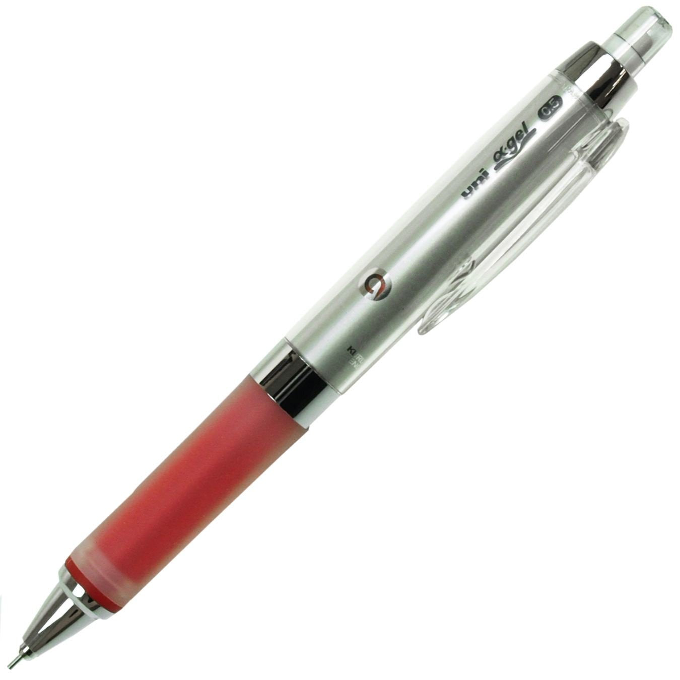 Uni Alpha-Gel Kuru Toga Mechanical Pencil, 0.5 mm, Red Body (M5858GG1P.15)