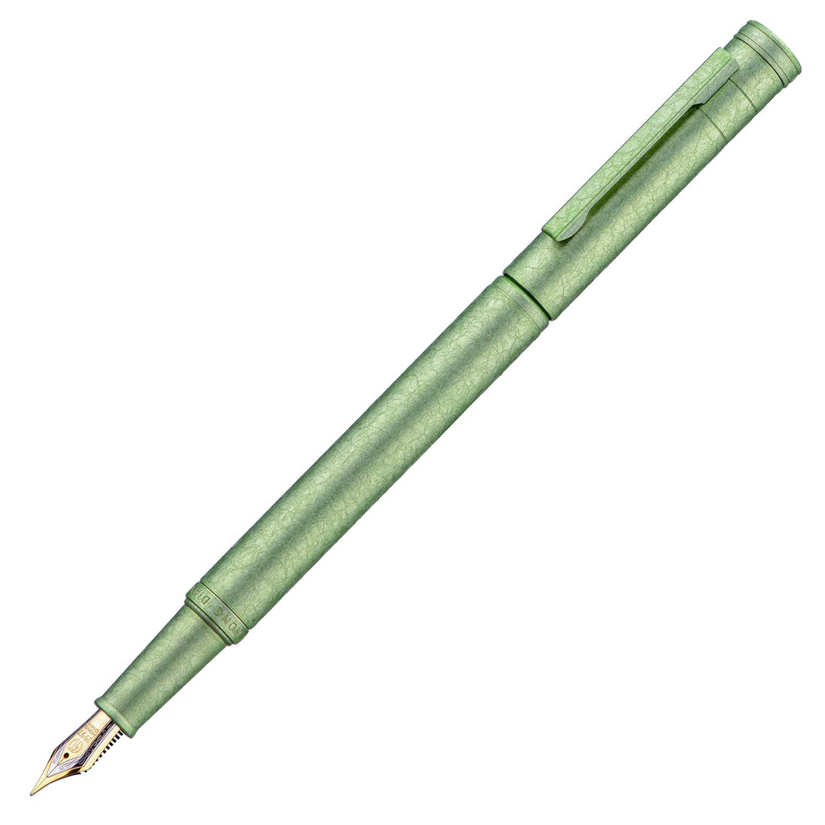 Hongdian 1851 Forest Fountain Pen Applegreen Ice Flowers, Extra Fine Nib Classic Design with