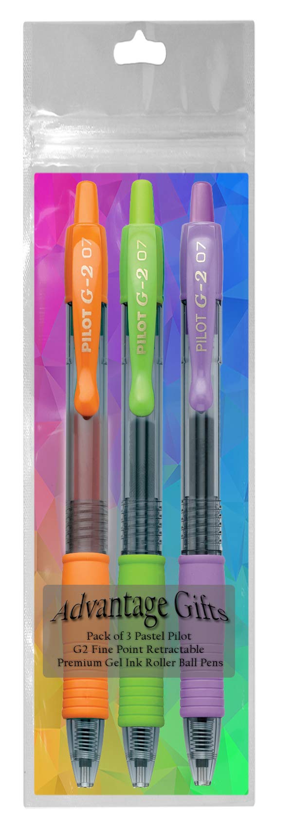 Advantage Gifts G2 Retractable Premium Gel Ink Roller Ball Pens Fine Point Fine Point (.7mm)