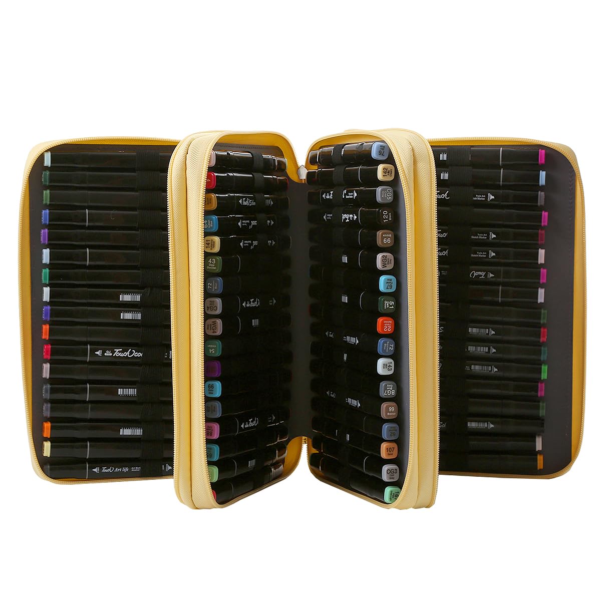 Lbxgap 102 Slots Marker Pen Organizer Case w/Handle