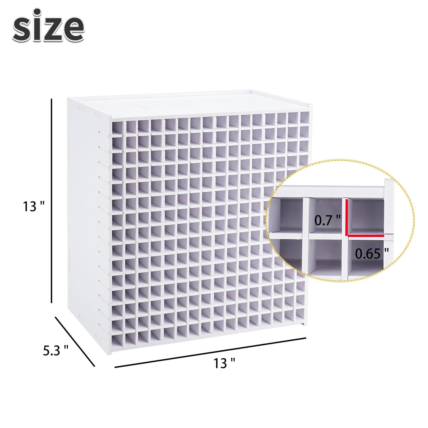 SANFURNEY Marker Pen Organizer Holder for 240 Markers