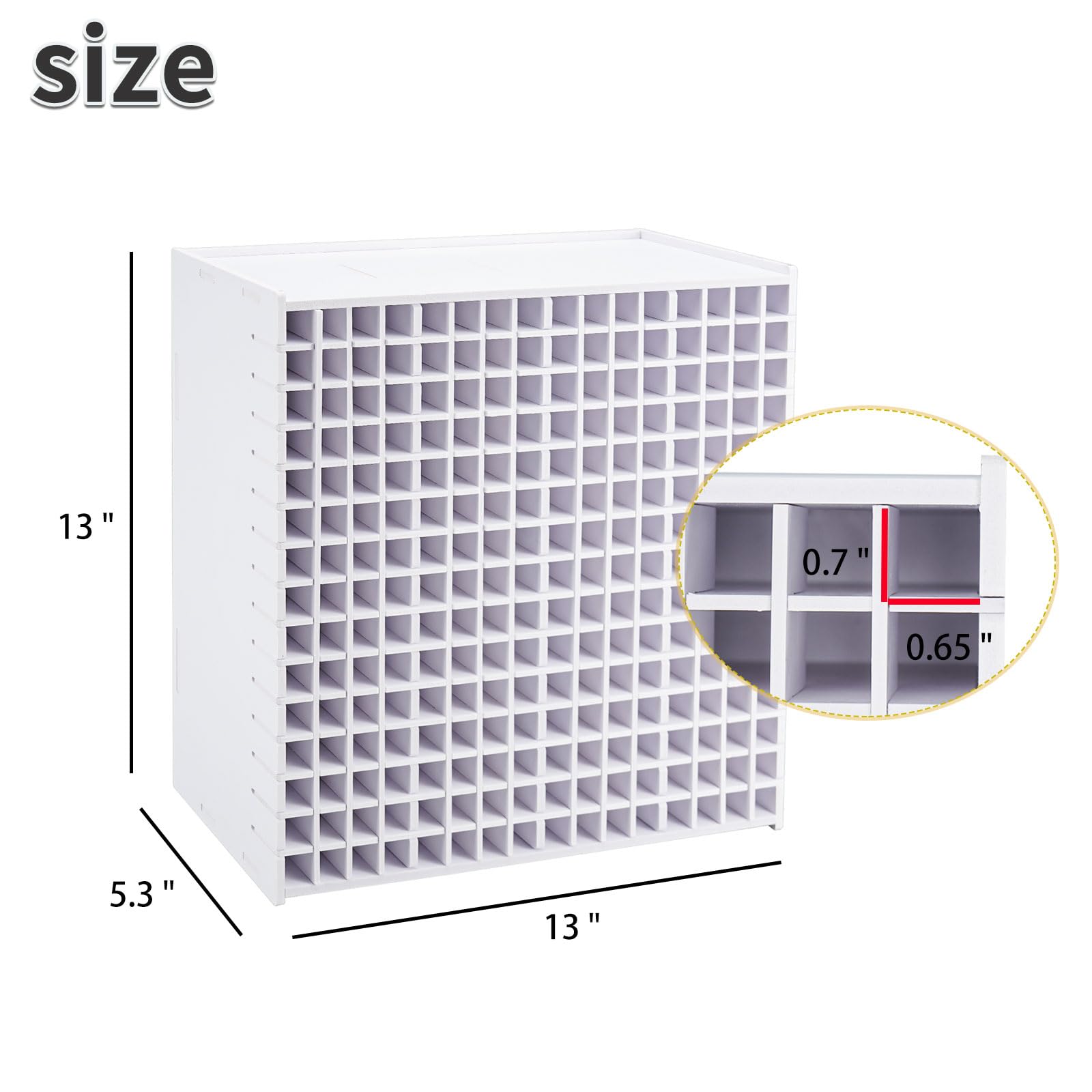SANFURNEY Marker Pen Organizer Holder for 240 Markers