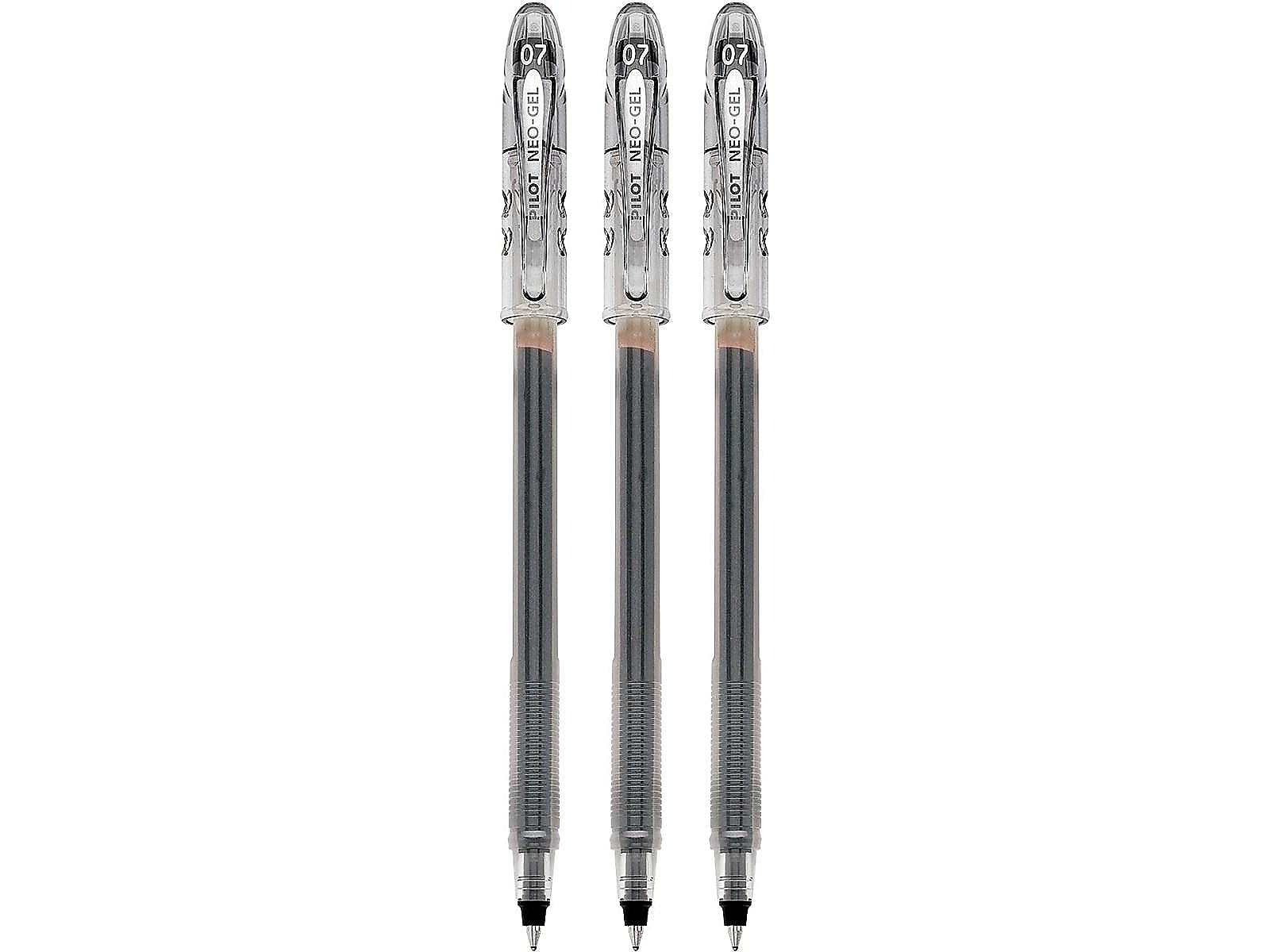 PILOT Neo-Gel Gel Pens, Fine Point, Black Ink