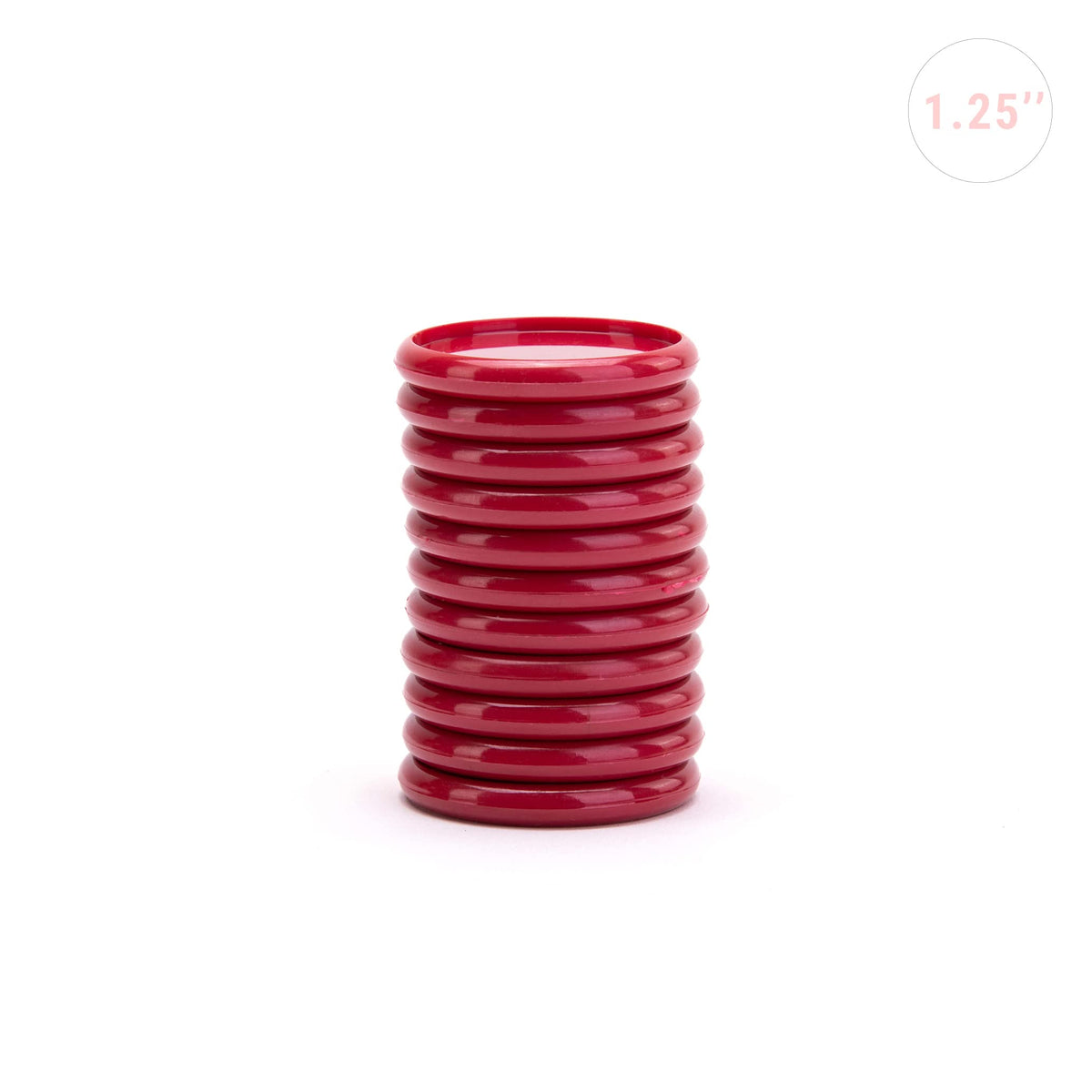 Talia Discbound Notebook - Discs (Chili oil, 1.25inch)