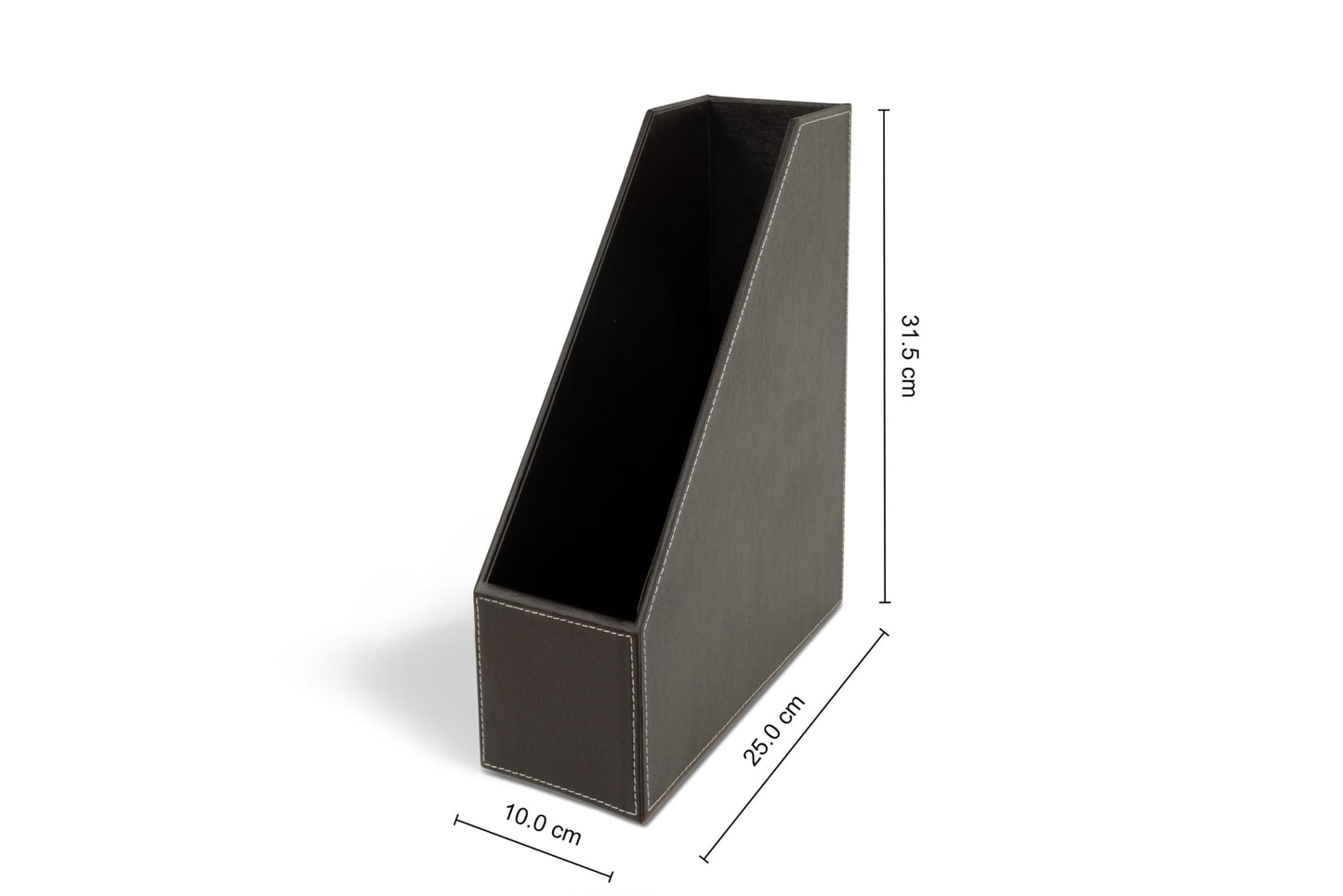 OSCO Faux Leather Magazine Rack