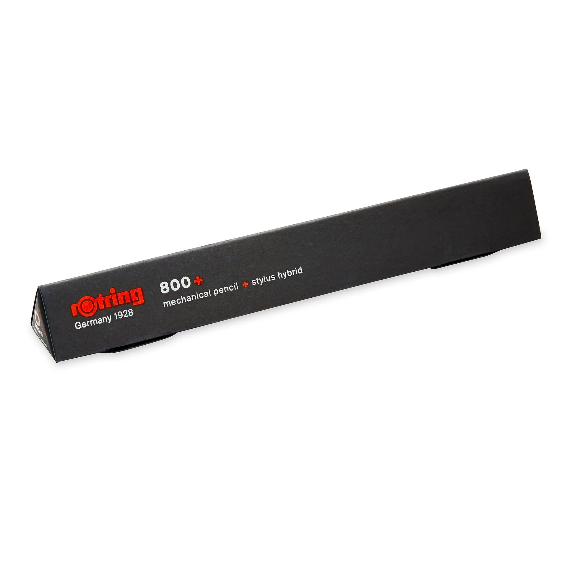 rOtring 800+ Mechanical Pencil and Touchscreen Stylus, Twist-to-Retract, HB 0.7 mm, Black Metal