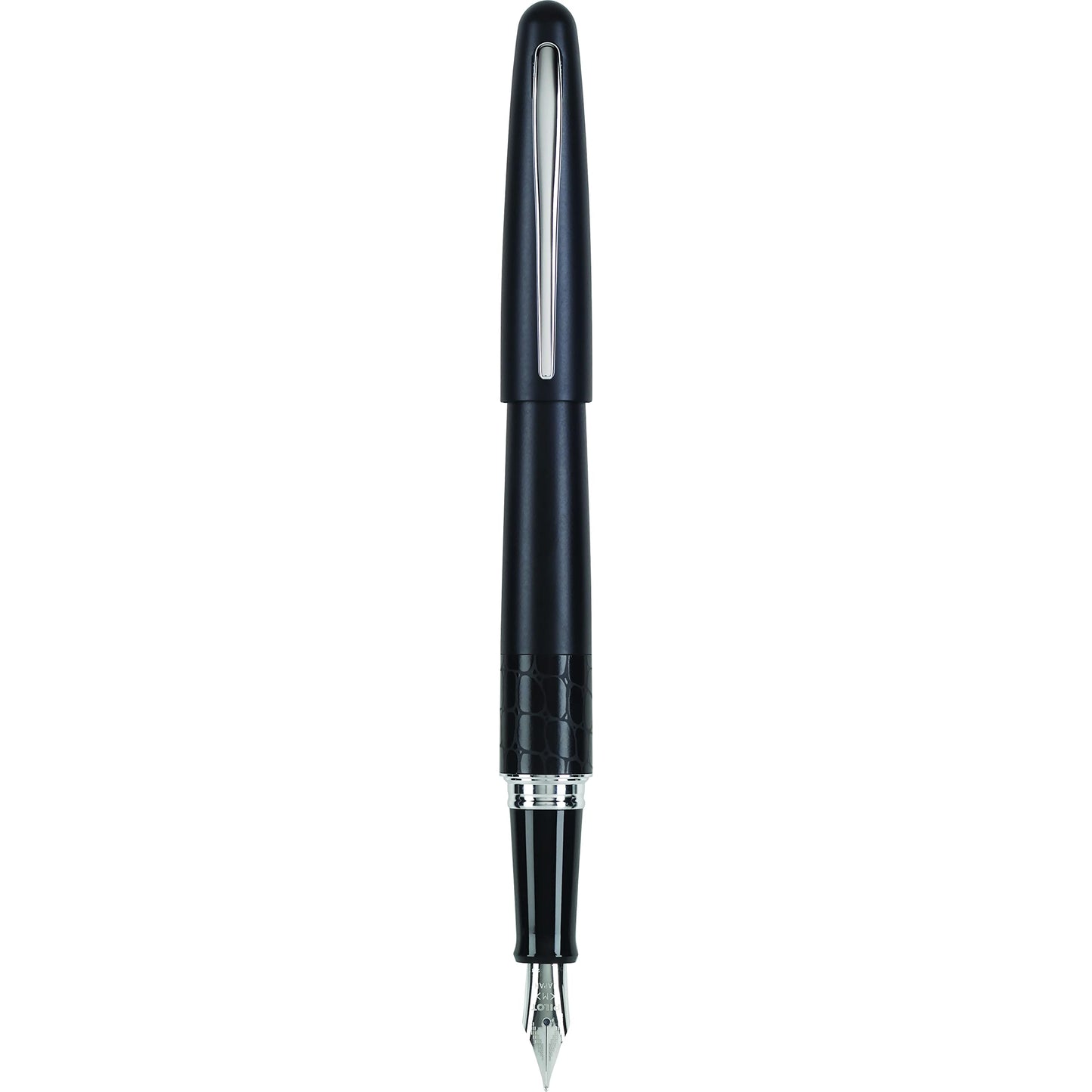 PILOT MR Animal Collection Fountain Pen in Gift Box, Matte Black Barrel with Crocodile Accent