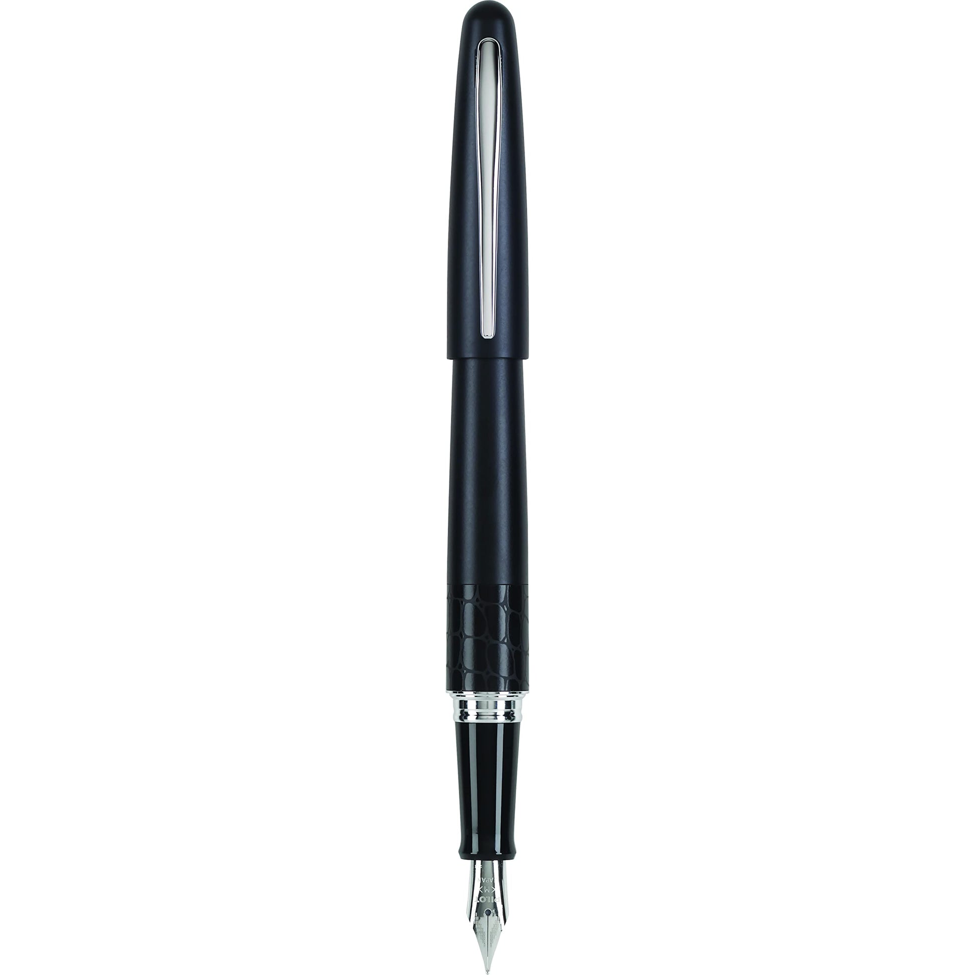 PILOT MR Animal Collection Fountain Pen in Gift Box, Matte Black Barrel with Crocodile Accent