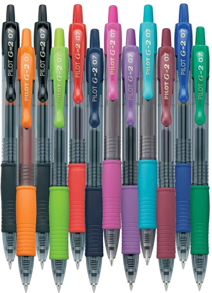 Advantage Gifts G2 Retractable Premium Gel Ink Roller Ball Pens Fine Point Fine Point (.7mm)