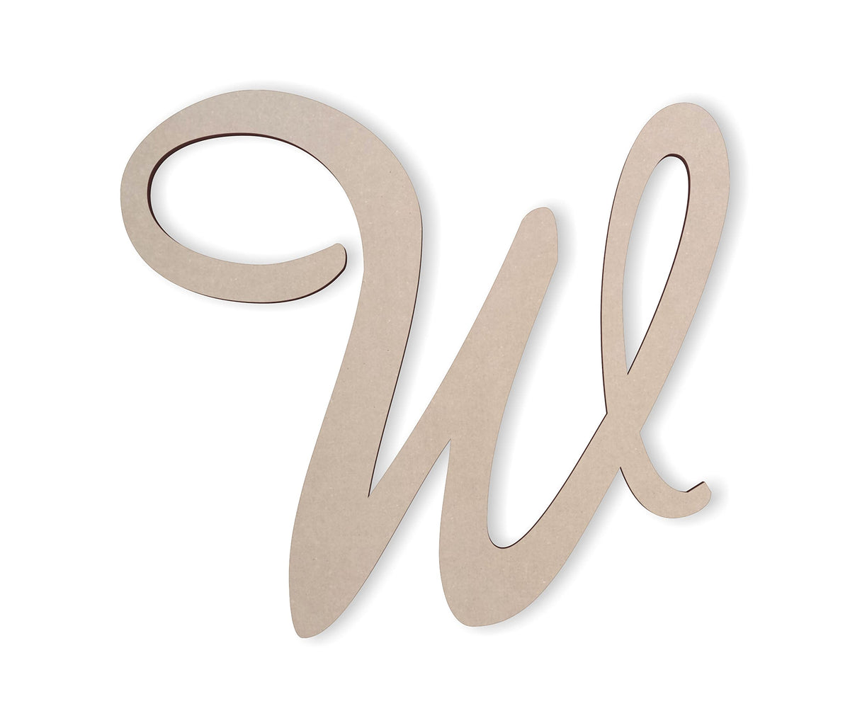 Wooden Letters by Jess and Jessica Cursive Wood Letter for Wall Decor Various Sizes Premium Quality