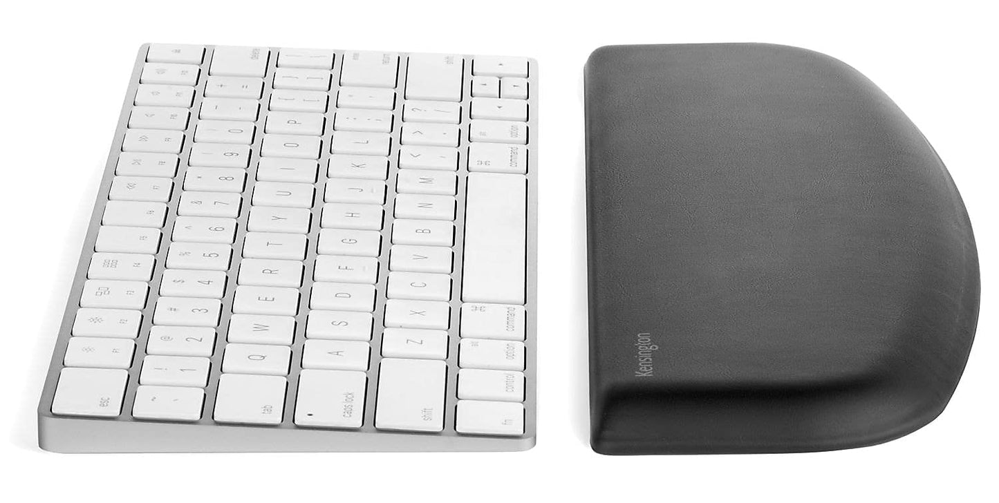 Kensington ErgoSoft Wrist Rest for Slim, Compact Keyboards, Black (K52801WW), 3.9 x 0.4 x 11.1