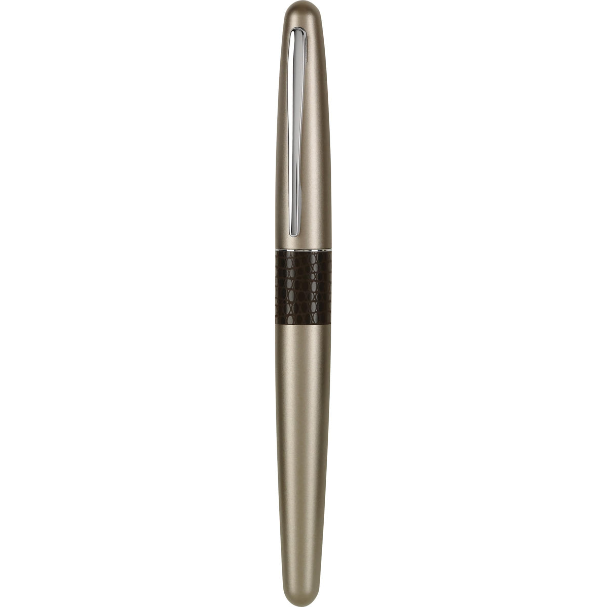 PILOT MR Animal Collection Fountain Pen in Gift Box, Matte Gold Barrel with Lizard Accent, Medium