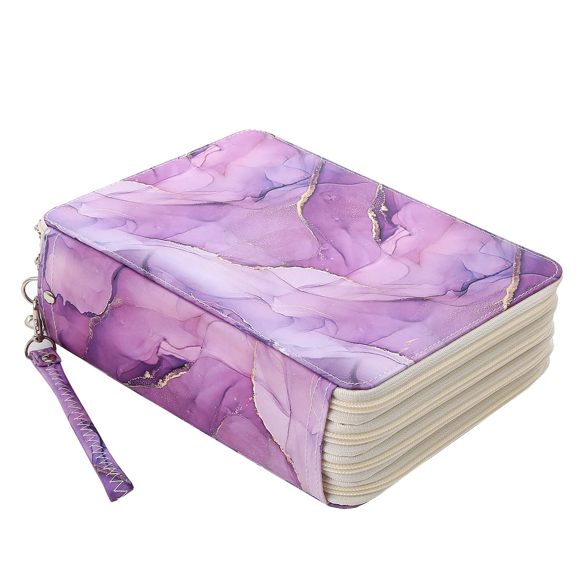 Lbxgap 184 Slots Pencil Case Organizer w/Removal Handle Strap