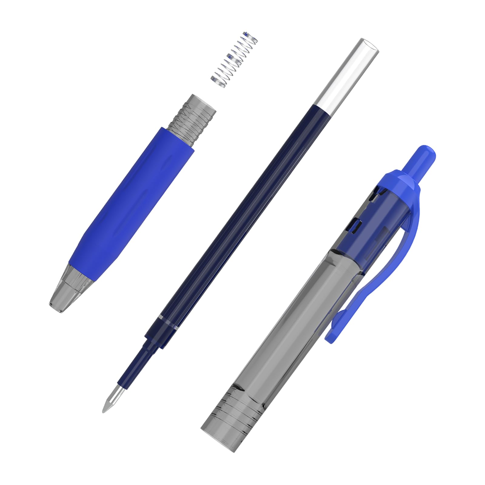 EYEYE G-103 Retractable Gel Pens 0.7mm, 50 Pack 0.7 mm Blue Ink Medium Point Ballpoint Pen Quick
