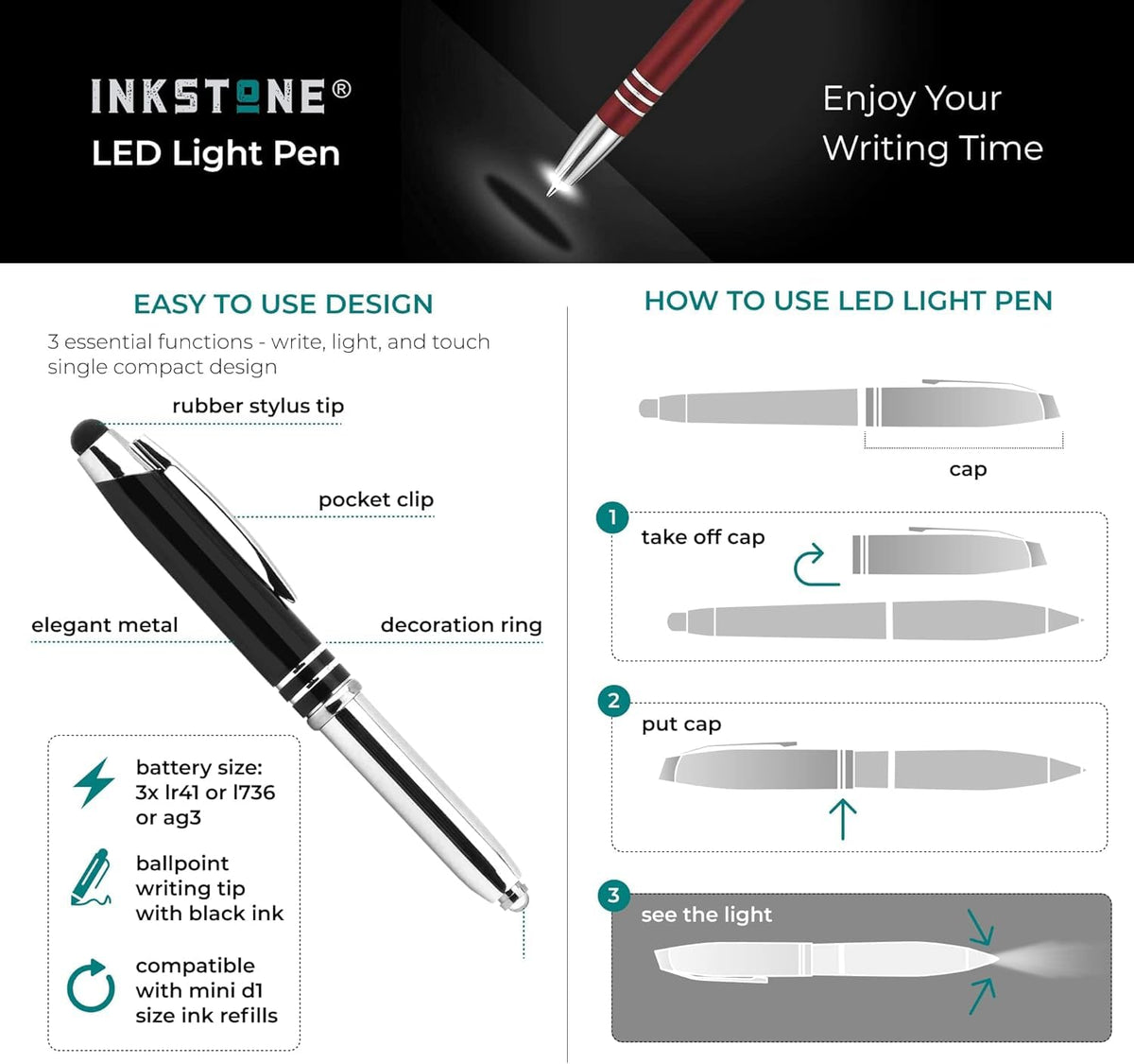 Inkstone Medical Inspirational Gift Pen with Quote Wherever the Art of Medicine is Loved, There is