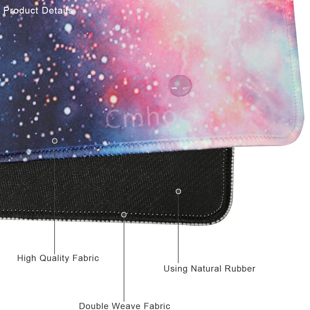 Cmhoo XXL Professional Large Mouse Pad & Computer Game Mouse Mat (35.4x15.7x0.1IN, 90x40 sky002)