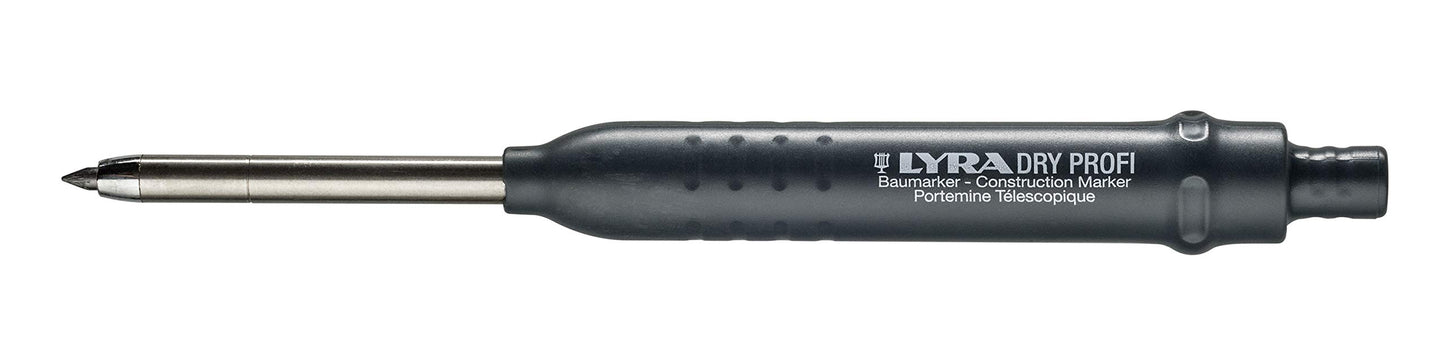 LYRA Dry 4498101 Professional, 1 Piece, Construction Marker for All Surfaces, Mechanical Pencil