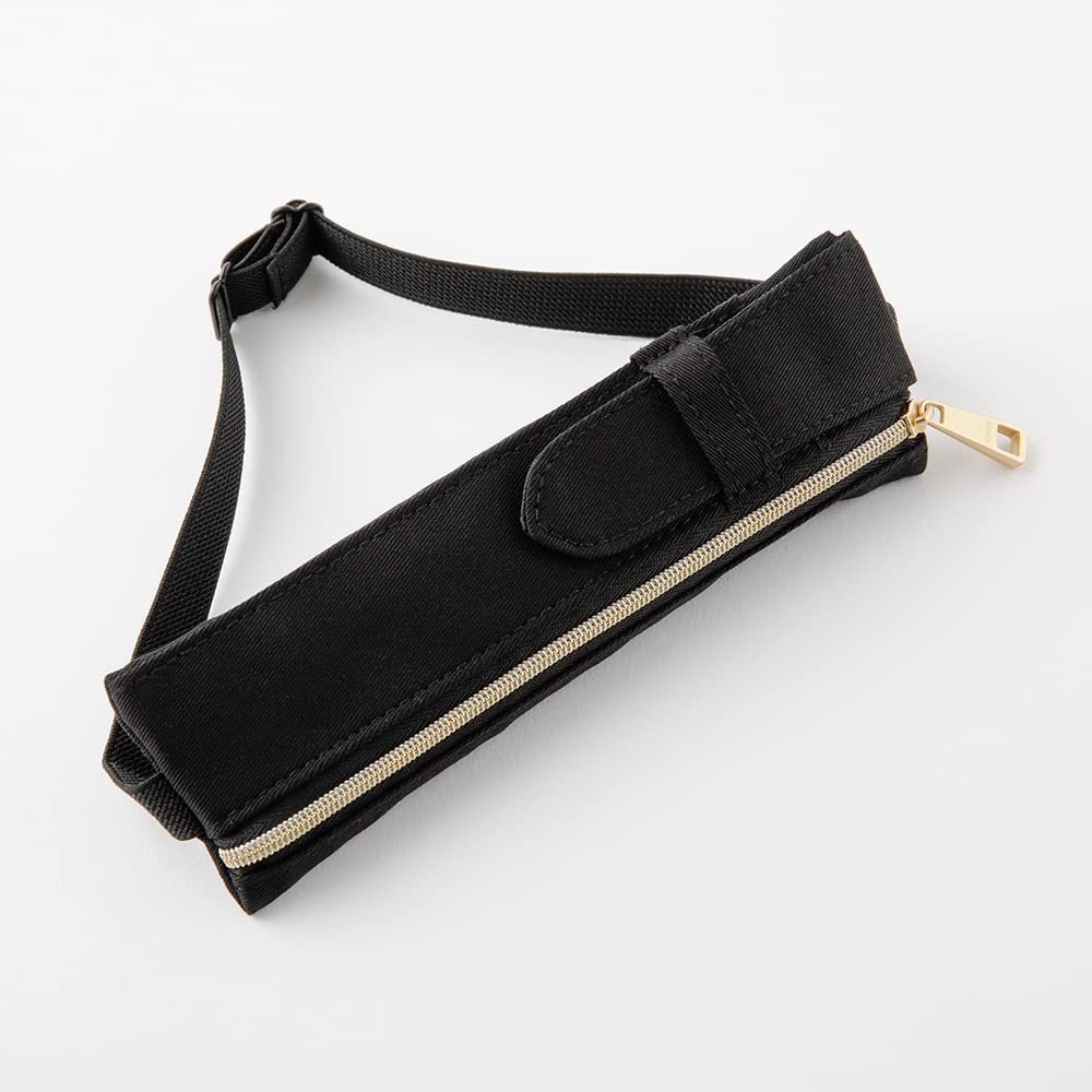DESIGNPHIL Midori 41821006 Pen Case, Book Band Pen Case, Black A, For B6-A5