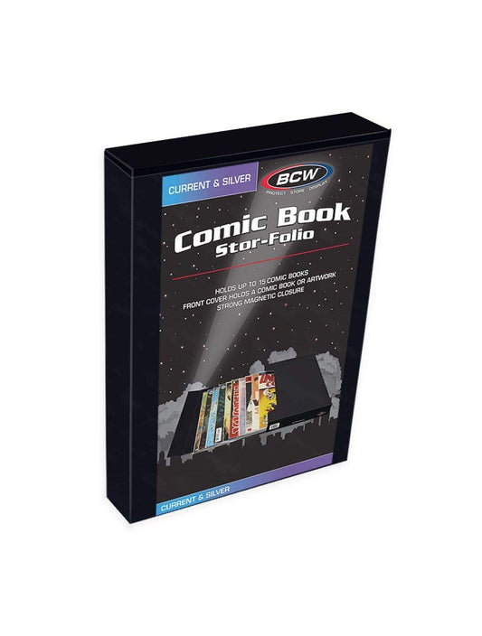 BCW Comic Book Stor-Folio Travel Cases, Holds 15 Bagged Comics, 1 Pack