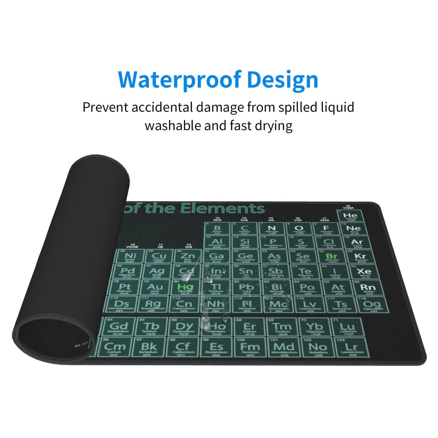 Periodic Mouse Pad XL Extended Desk Mat, Computer Mousepad