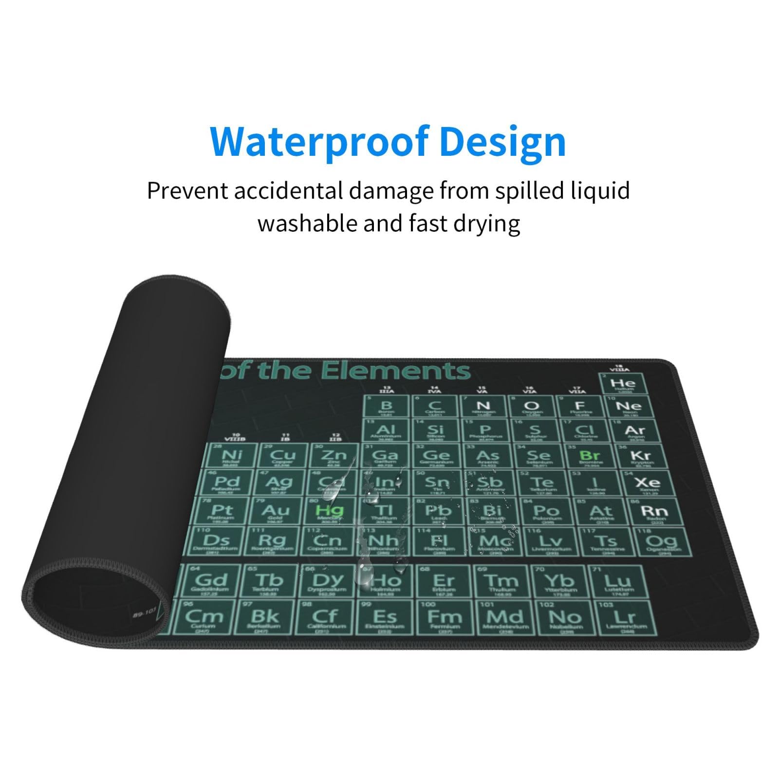 Periodic Mouse Pad XL Extended Desk Mat, Computer Mousepad