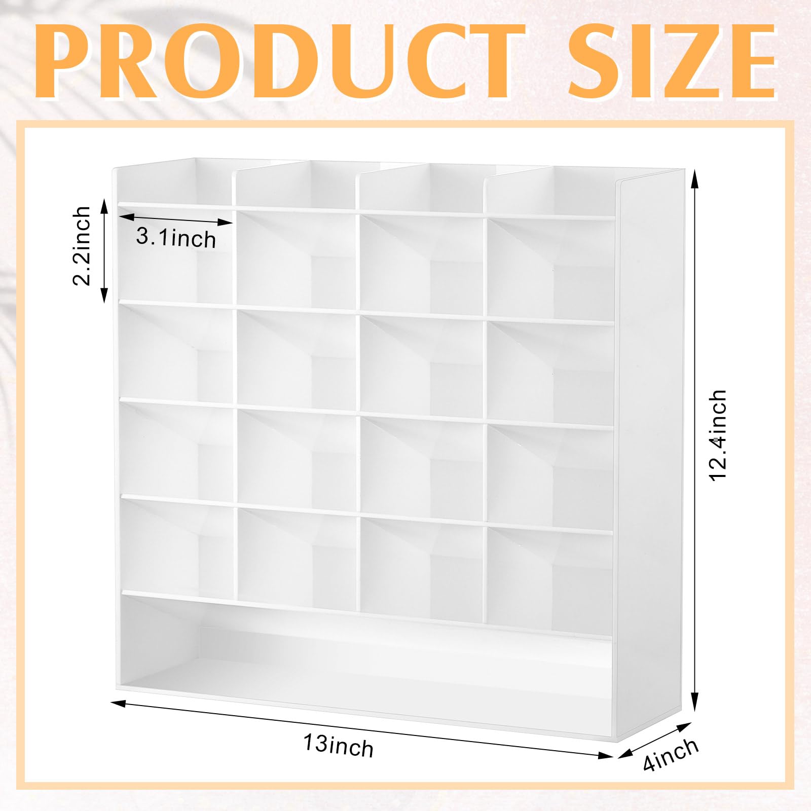 MotiMind Acrylic Pen and marker Organizer for 250 Markers