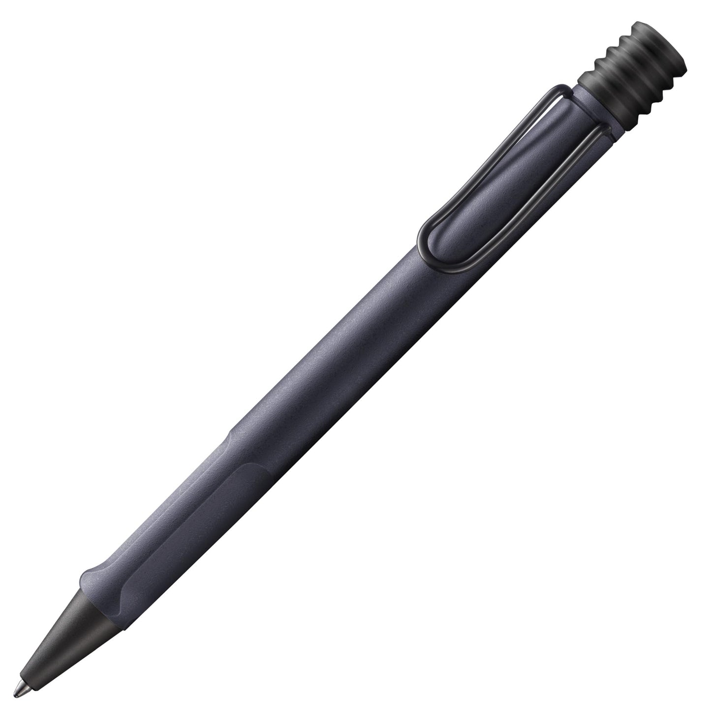 Lamy safari steel black - Ballpoint Pen with ergonomic grip & line width M - for pleasant long